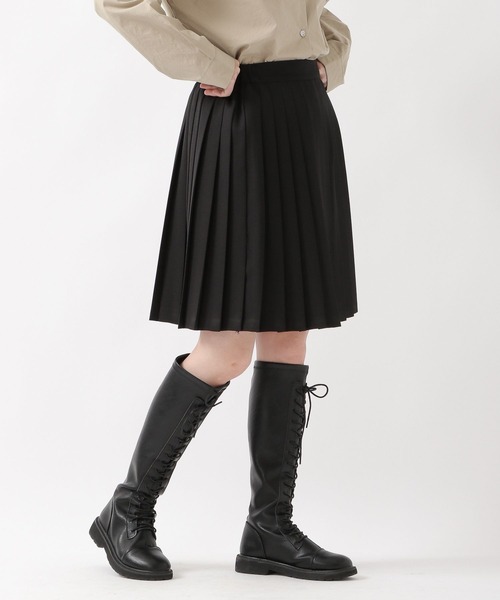 ALAND（エーランド）の「3.3Field Trip／プリーツミニスカート  2273863（スカート・レディース・ブラック/ベージュ/グレー/オフホワイト/ネイビー・FREE）」の6枚目の写真