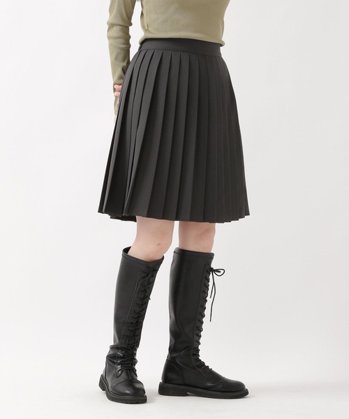 ALAND（エーランド）の「3.3Field Trip／プリーツミニスカート  2273863（スカート・レディース・ブラック/ベージュ/グレー/オフホワイト/ネイビー・FREE）」の7枚目の写真