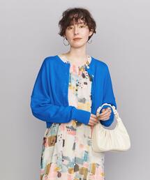 BEAUTY&YOUTH UNITED ARROWS（ビューティーアンドユースユナイテッドアローズ）の「BY コットンブレンド ショート ボタン カーディガン◆（カーディガン/ボレロ）」