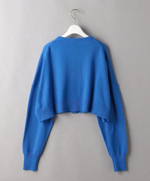 BEAUTY&YOUTH UNITED ARROWS（ビューティーアンドユースユナイテッドアローズ）の「BY コットンブレンド ショート ボタン カーディガン◆（カーディガン/ボレロ・レディース・ブラック/クリーム/ロイヤルブルー・FREE）」の17枚目の写真