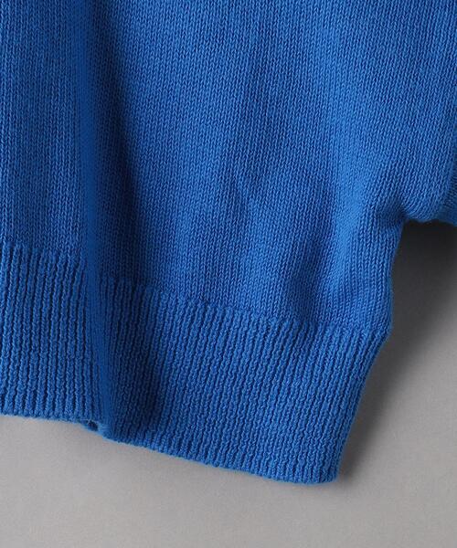 BEAUTY&YOUTH UNITED ARROWS（ビューティーアンドユースユナイテッドアローズ）の「BY コットンブレンド ショート ボタン カーディガン◆（カーディガン/ボレロ・レディース・ブラック/クリーム/ロイヤルブルー・FREE）」の20枚目の写真