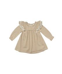 Quincy Mae(NCV[C)/Quincy Mae/LONGSLEEVE FLUTTER DRESS(hX)