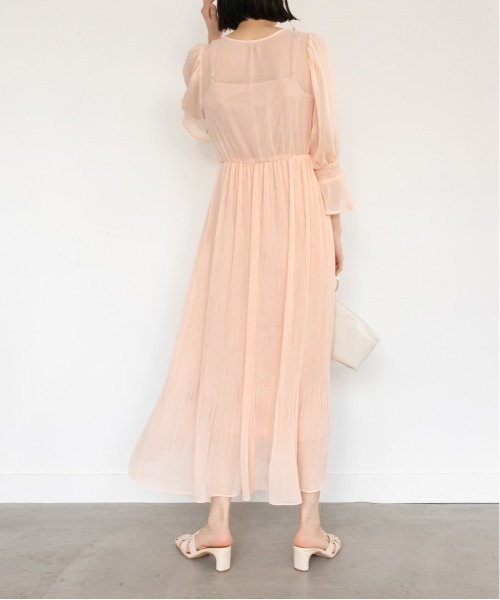 RANDA（ランダ）の「プリーツシフォンワンピース（ワンピース・レディース・パープル/ピンク/クリーム・1/0）」の12枚目の写真