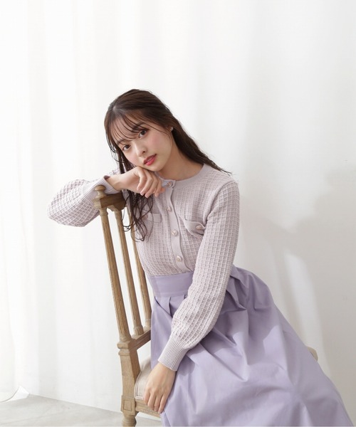 PROPORTION BODY DRESSING（プロポーションボディドレッシング）の「カラータックスカート / 1212120211（スカート・レディース・パープル/ダークネイビー/グリーン・MEDIUM/X-SMALL/SMALL）」の14枚目の写真