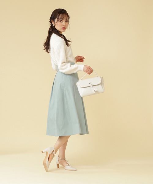 PROPORTION BODY DRESSING（プロポーションボディドレッシング）の「カラータックスカート / 1212120211（スカート・レディース・パープル/ダークネイビー/グリーン・MEDIUM/X-SMALL/SMALL）」の13枚目の写真