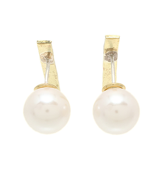 B:MING by BEAMS（ビーミングバイビームス）の「＜VERY 5月号掲載＞arling / Brassパールピアス（ピアス（両耳用）・レディース・その他1/その他2・ONE SIZE）」の2枚目の写真