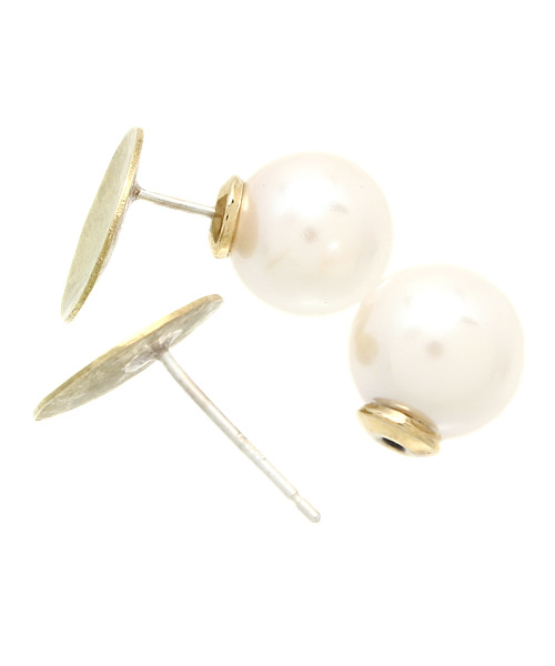 B:MING by BEAMS（ビーミングバイビームス）の「＜VERY 5月号掲載＞arling / Brassパールピアス（ピアス（両耳用）・レディース・その他1/その他2・ONE SIZE）」の6枚目の写真