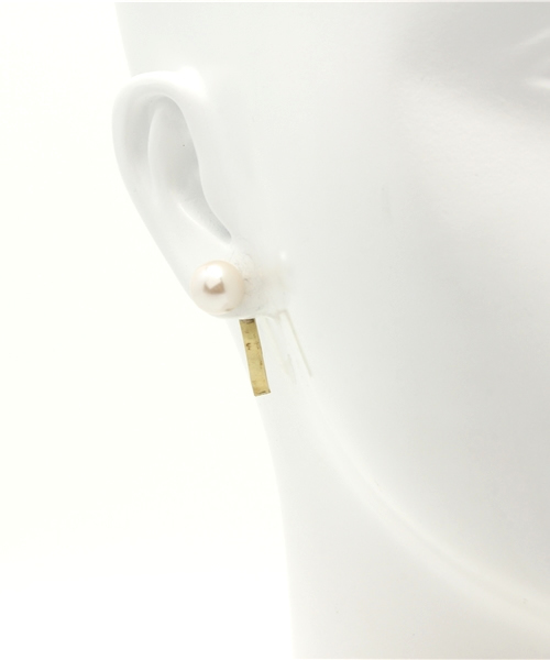B:MING by BEAMS（ビーミングバイビームス）の「＜VERY 5月号掲載＞arling / Brassパールピアス（ピアス（両耳用）・レディース・その他1/その他2・ONE SIZE）」の10枚目の写真