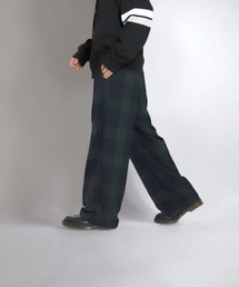 Confirm | Confirm / コンファーム ワイドストレートチェックパンツ(スラックス)