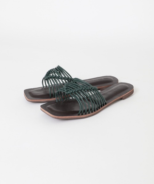 RODE SKO（ロデスコ）の「マクラメサンダル（サンダル・レディース・ホワイト/グリーン・36/37/38）」の10枚目の写真