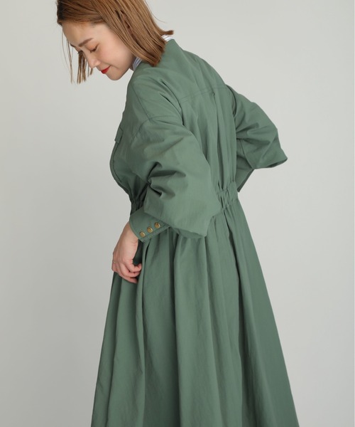 PICCIN（ピッチン）の「サファリドレスコート（その他アウター・レディース・ブラック/ベージュ/カーキ・M）」の3枚目の写真