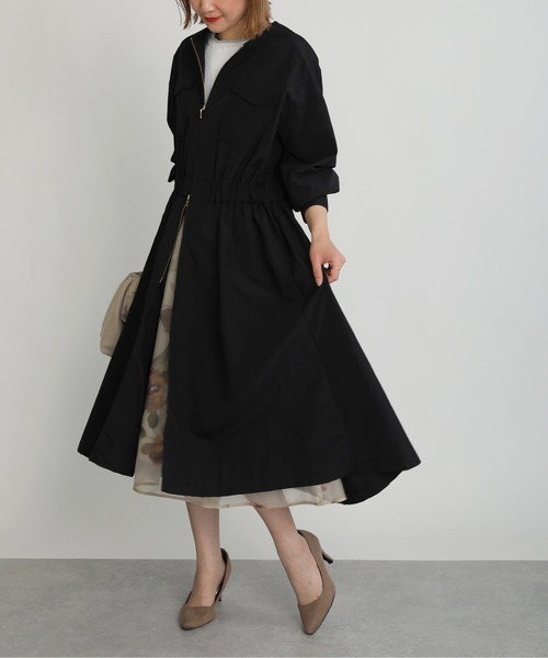 PICCIN（ピッチン）の「サファリドレスコート（その他アウター・レディース・ブラック/ベージュ/カーキ・M）」の2枚目の写真