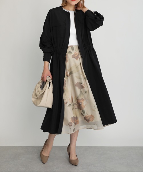 PICCIN（ピッチン）の「サファリドレスコート（その他アウター・レディース・ブラック/ベージュ/カーキ・M）」の7枚目の写真