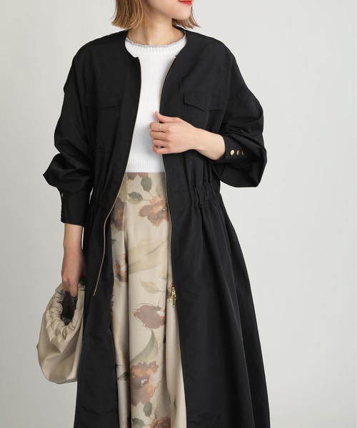 PICCIN（ピッチン）の「サファリドレスコート（その他アウター・レディース・ブラック/ベージュ/カーキ・M）」の10枚目の写真