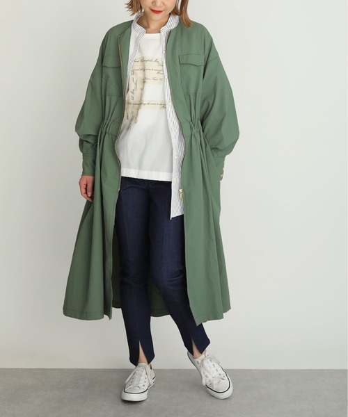 PICCIN（ピッチン）の「サファリドレスコート（その他アウター・レディース・ブラック/ベージュ/カーキ・M）」の19枚目の写真