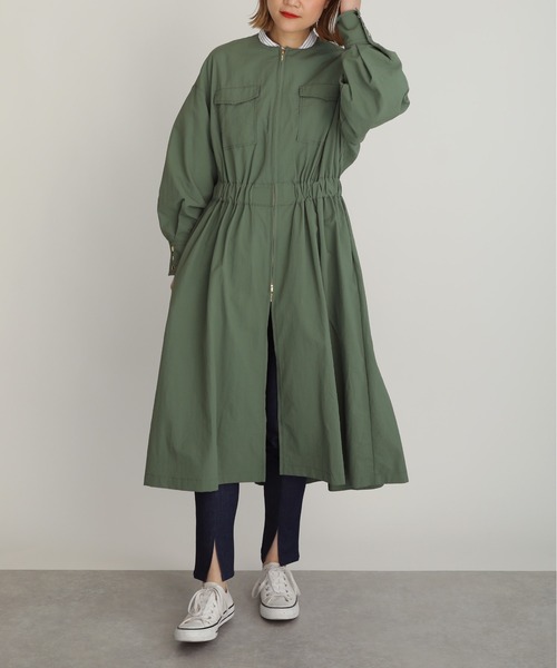 PICCIN（ピッチン）の「サファリドレスコート（その他アウター・レディース・ブラック/ベージュ/カーキ・M）」の20枚目の写真