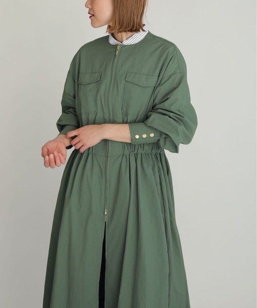 PICCIN（ピッチン）の「サファリドレスコート（その他アウター・レディース・ブラック/ベージュ/カーキ・M）」の22枚目の写真