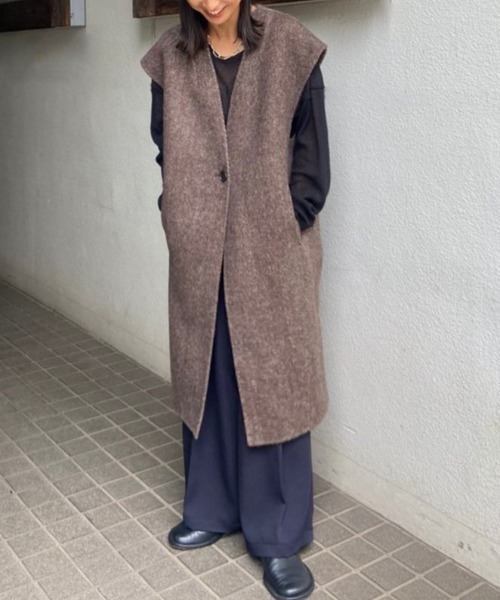 ベスト+ジレ TODAYFUL - todayful   Wool Rever Vest TODAYFUL（トゥデイフル）の「TODAYFUL(トゥデイフル) 