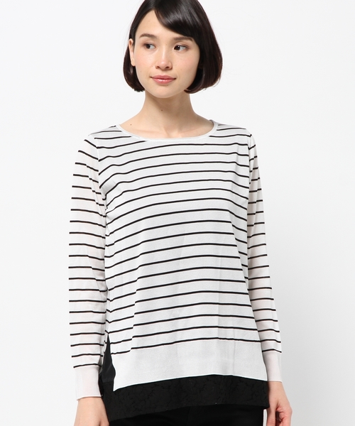 SONIA RYKIEL ソニアリキエル 40 カットソー チュニック ソニアリキエルSONIA RYKIEL Tシャツ カットソー40 新品綿100