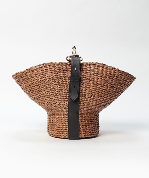 MARCHER（マルシェ）の「【MARCHER(マルシェ)】ベルト付ラフィア（かご