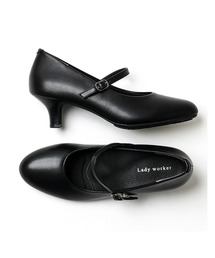 Lady worker（レディワーカー）の「5㎝ヒール 3E　ゆったりパンプス（パンプス）」