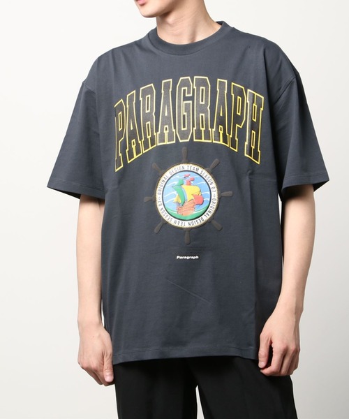 Paragraph（パラグラフ）の「PRGRP.36-SSTEE（Tシャツ/カットソー・メンズ・ブラウン/グリーン/アイボリー/チャコール・FREE）」の7枚目の写真