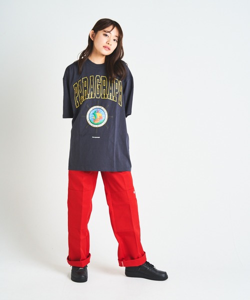 Paragraph（パラグラフ）の「PRGRP.36-SSTEE（Tシャツ/カットソー・メンズ・ブラウン/グリーン/アイボリー/チャコール・FREE）」の14枚目の写真