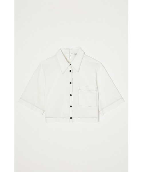 M_（エムアンダーバー）の「【M_】MINI シャツ（シャツ/ブラウス・レディース・ブラック/ピンク/オフホワイト・2/1）」の20枚目の写真