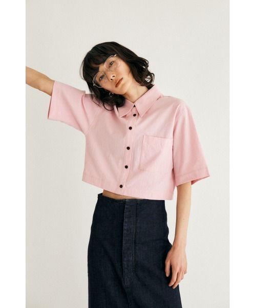 M_（エムアンダーバー）の「【M_】MINI シャツ（シャツ/ブラウス・レディース・ブラック/ピンク/オフホワイト・2/1）」の11枚目の写真