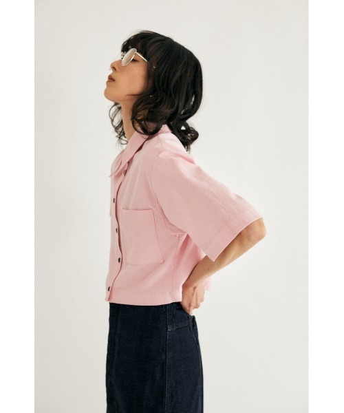 M_（エムアンダーバー）の「【M_】MINI シャツ（シャツ/ブラウス・レディース・ブラック/ピンク/オフホワイト・2/1）」の13枚目の写真