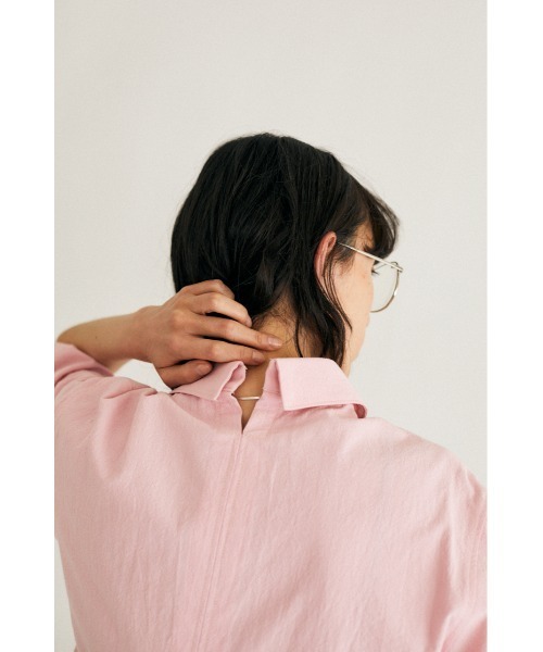 M_（エムアンダーバー）の「【M_】MINI シャツ（シャツ/ブラウス・レディース・ブラック/ピンク/オフホワイト・2/1）」の15枚目の写真