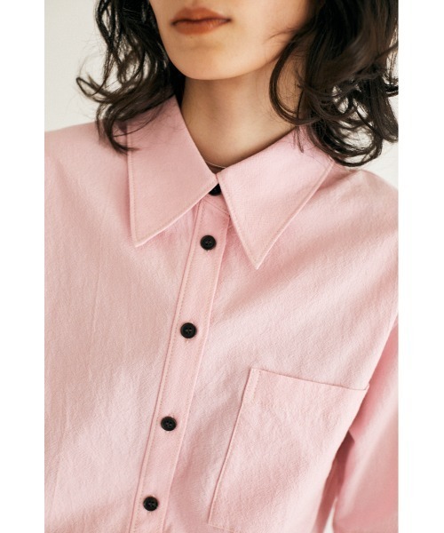 M_（エムアンダーバー）の「【M_】MINI シャツ（シャツ/ブラウス・レディース・ブラック/ピンク/オフホワイト・2/1）」の16枚目の写真