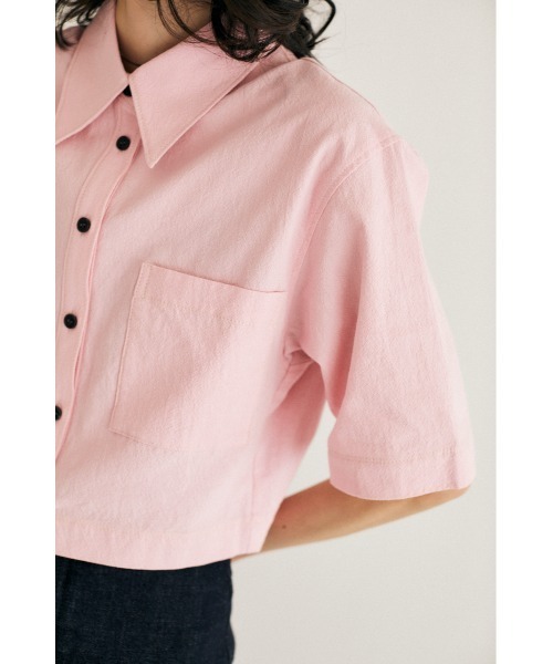 M_（エムアンダーバー）の「【M_】MINI シャツ（シャツ/ブラウス・レディース・ブラック/ピンク/オフホワイト・2/1）」の17枚目の写真