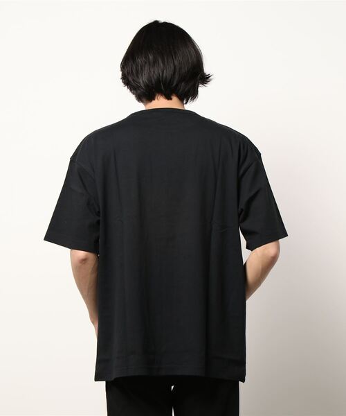 Revo.(レボ)の「USAコットン×リサイクルコットン SDGs ルーズシルエットポケットTee(Tシャツ/カットソー・メンズ・ダークパープル/ホワイト/グリーン/ブラック/ブルー・MEDIUM/LARGE)」の19枚目の写真