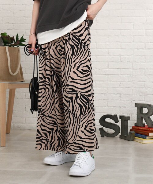 Cutie Blonde（キューティーブロンド）の「◆【洗える/接触冷感/S-L】ゆるテロリラックスパンツ（その他パンツ・レディース・キャメル/ブラック系/ベージュ系/ネイビー系2・01/02/03）」の3枚目の写真