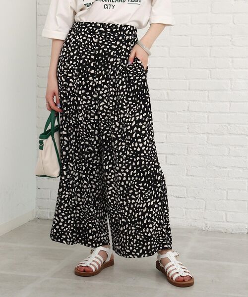 Cutie Blonde（キューティーブロンド）の「◆【洗える/接触冷感/S-L】ゆるテロリラックスパンツ（その他パンツ・レディース・キャメル/ブラック系/ベージュ系/ネイビー系2・01/02/03）」の6枚目の写真