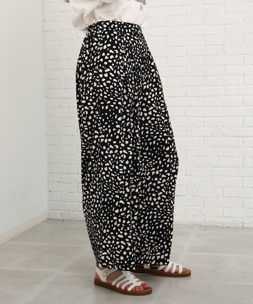 Cutie Blonde（キューティーブロンド）の「◆【洗える/接触冷感/S-L】ゆるテロリラックスパンツ（その他パンツ・レディース・キャメル/ブラック系/ベージュ系/ネイビー系2・01/02/03）」の7枚目の写真