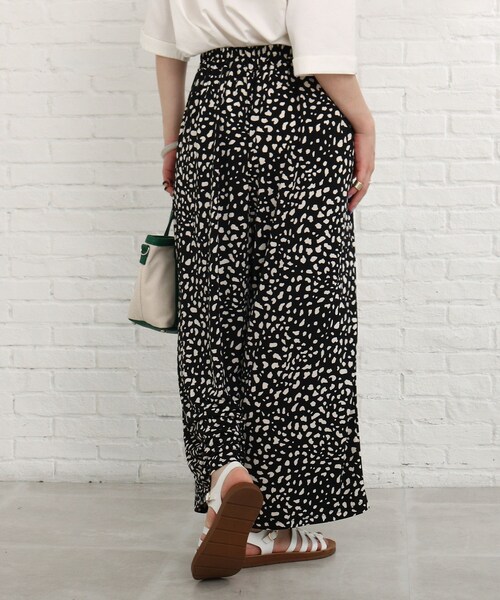 Cutie Blonde（キューティーブロンド）の「◆【洗える/接触冷感/S-L】ゆるテロリラックスパンツ（その他パンツ・レディース・キャメル/ブラック系/ベージュ系/ネイビー系2・01/02/03）」の8枚目の写真