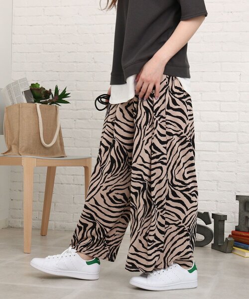 Cutie Blonde（キューティーブロンド）の「◆【洗える/接触冷感/S-L】ゆるテロリラックスパンツ（その他パンツ・レディース・キャメル/ブラック系/ベージュ系/ネイビー系2・01/02/03）」の22枚目の写真