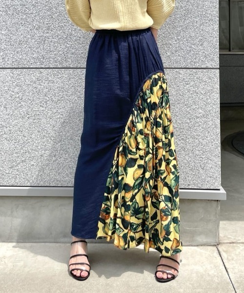 LOVELESS（ラブレス）の「トロピカルギャザースカート（スカート・レディース・イエロー系その他2/オレンジ系その他3・34/36）」の15枚目の写真