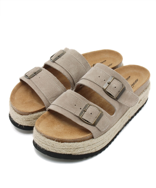 Jeffrey Campbell(ジェフリーキャンベル)の「(JEFFREY CAMPBELL FOR ROSE BUD) AN 271 CLARA JUTE DBL STRAP SANDAL 【non no掲載】【GLITTER掲載】【Gina掲載】ジュートストラップサンダル(サンダル・レディース・ブルー/ホワイト/その他4/その他3・36/37/38/35)」の4枚目の写真