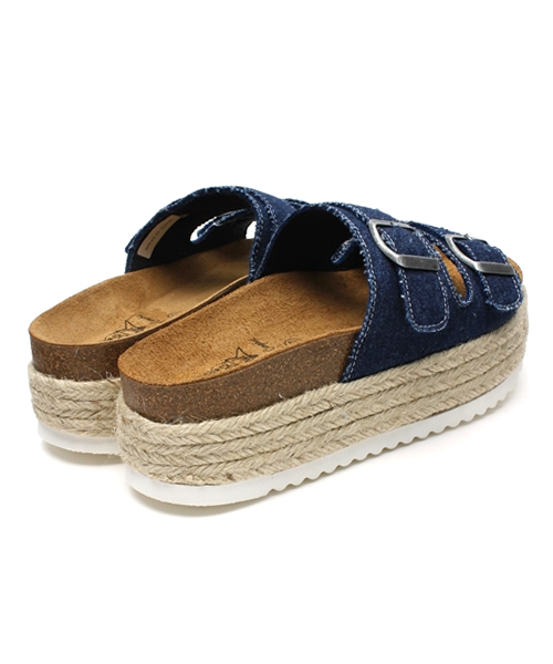 Jeffrey Campbell(ジェフリーキャンベル)の「(JEFFREY CAMPBELL FOR ROSE BUD) AN 271 CLARA JUTE DBL STRAP SANDAL 【non no掲載】【GLITTER掲載】【Gina掲載】ジュートストラップサンダル(サンダル・レディース・ブルー/ホワイト/その他4/その他3・36/37/38/35)」の9枚目の写真