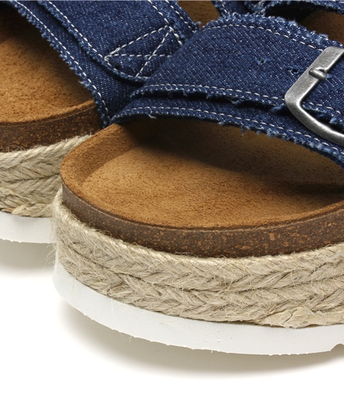 Jeffrey Campbell(ジェフリーキャンベル)の「(JEFFREY CAMPBELL FOR ROSE BUD) AN 271 CLARA JUTE DBL STRAP SANDAL 【non no掲載】【GLITTER掲載】【Gina掲載】ジュートストラップサンダル(サンダル・レディース・ブルー/ホワイト/その他4/その他3・36/37/38/35)」の8枚目の写真