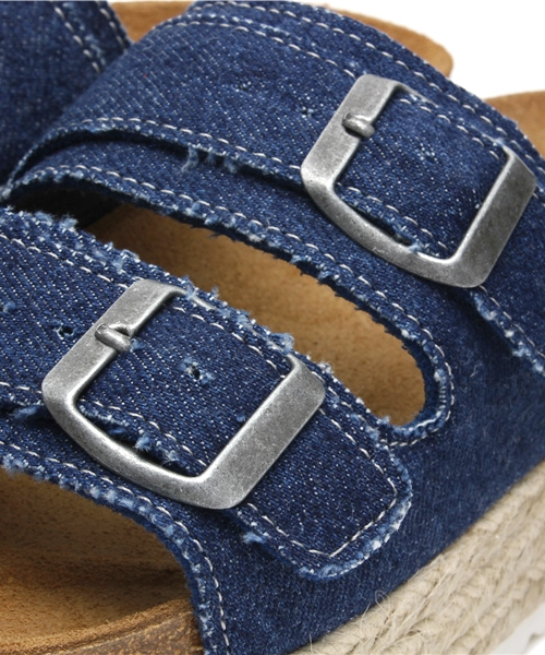 Jeffrey Campbell(ジェフリーキャンベル)の「(JEFFREY CAMPBELL FOR ROSE BUD) AN 271 CLARA JUTE DBL STRAP SANDAL 【non no掲載】【GLITTER掲載】【Gina掲載】ジュートストラップサンダル(サンダル・レディース・ブルー/ホワイト/その他4/その他3・36/37/38/35)」の7枚目の写真