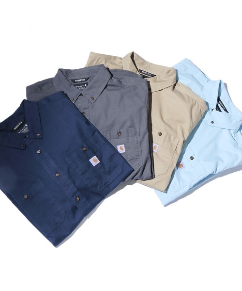 Carhartt(カーハート)の「Carhartt/カーハート Men's Big & Tall Rugged Flex Rigby Short-Sleeve Shirt 半袖シャツ(シャツ/ブラウス・メンズ・グレー/ベージュ/ライトブルー/ネイビー・L/XL/M)」の16枚目の写真