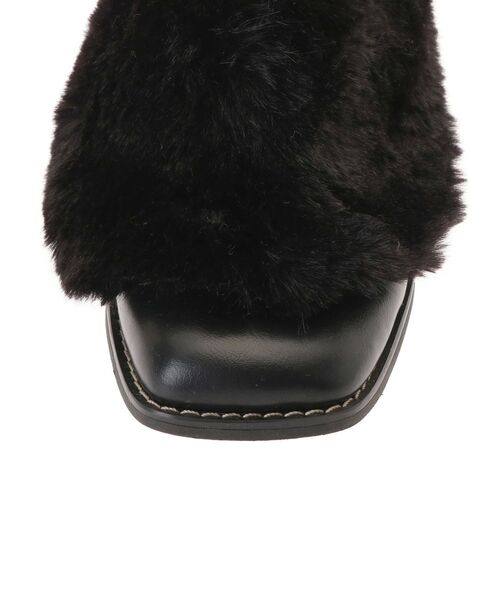 RESEXXY（リゼクシー）の「2wayフラッフィーデザインミュール（サンダル・レディース・ブラック/ベージュ・SMALL/MEDIUM/LARGE）」の15枚目の写真