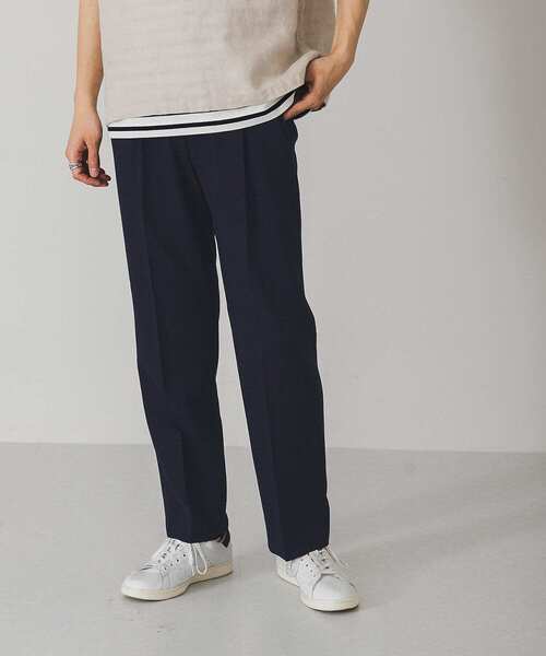 URBAN RESEARCH DOORS(アーバンリサーチドアーズ)の「ドライパナマ ストレートトラウザー(その他パンツ・メンズ・グレー/グリーン/ネイビー・SMALL/MEDIUM/LARGE)」の1枚目の写真