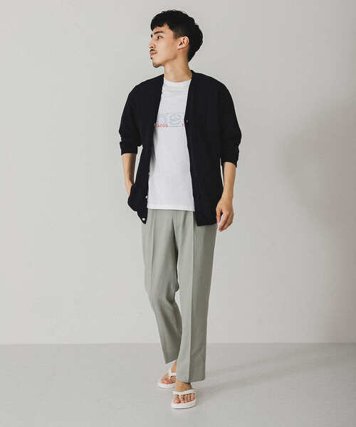 URBAN RESEARCH DOORS(アーバンリサーチドアーズ)の「ドライパナマ ストレートトラウザー(その他パンツ・メンズ・グレー/グリーン/ネイビー・SMALL/MEDIUM/LARGE)」の13枚目の写真