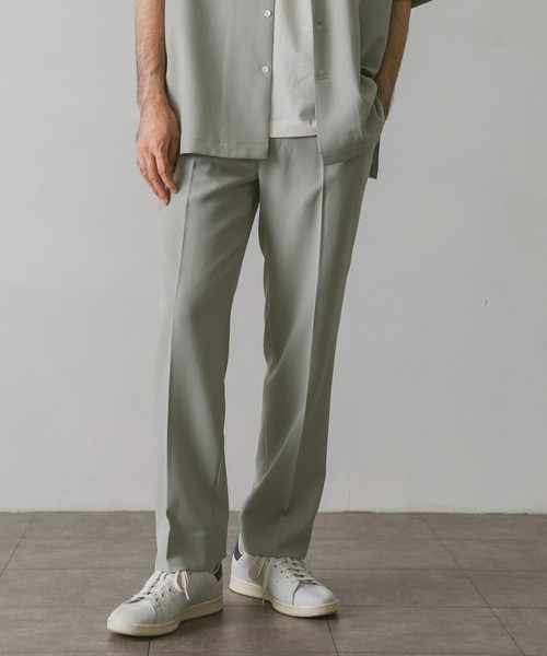 URBAN RESEARCH DOORS(アーバンリサーチドアーズ)の「ドライパナマ ストレートトラウザー(その他パンツ・メンズ・グレー/グリーン/ネイビー・SMALL/MEDIUM/LARGE)」の22枚目の写真