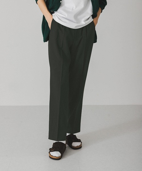 URBAN RESEARCH DOORS(アーバンリサーチドアーズ)の「ドライパナマ ストレートトラウザー(その他パンツ・メンズ・グレー/グリーン/ネイビー・SMALL/MEDIUM/LARGE)」の7枚目の写真